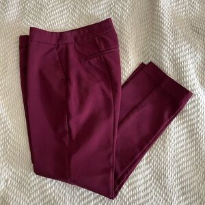 Deep Berry Express Columnist Dress Pants